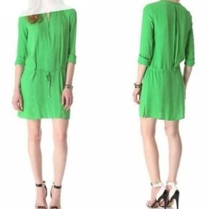 Diane Von Furstenberg Leonie Tunic Green Dress